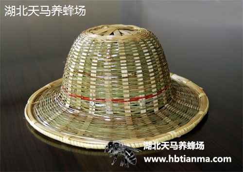 竹帽-养蜂工具-防护蜂具-全手工编制耐用竹蜂帽