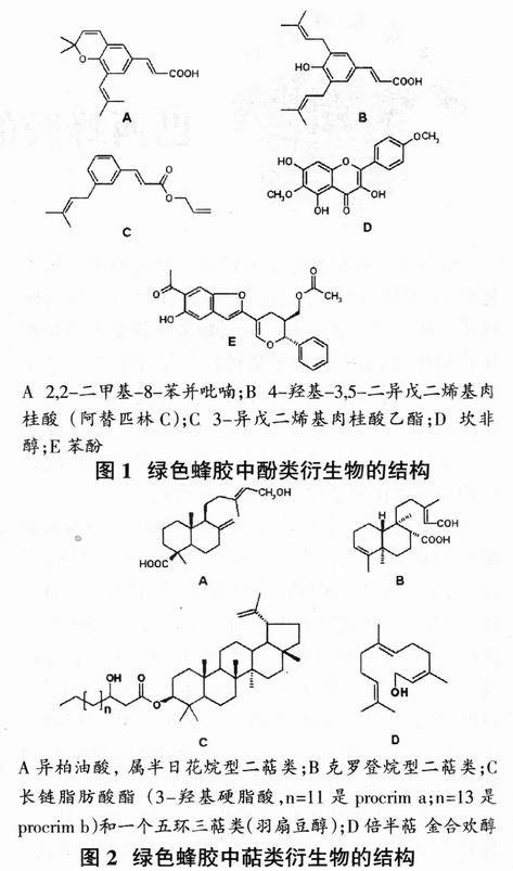 巴西蜂胶的来源和化学成分的多样性